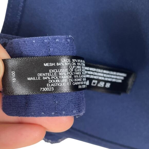 Natori Feathers Plunge T-Shirt Bra 730023 Midnight Size 36C - Picture 14 of 14
